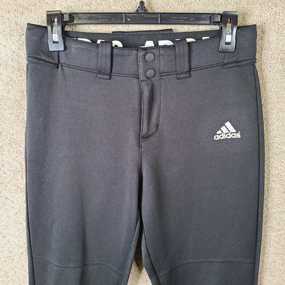 Adidas Aeroready Softball Pants Womens Small Black Athletic Capri Baseball - Image 2 of 4