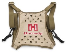 Hornady Binocular Harness Tan/Red Logo Lightweight Adjustable Bino Strap - 99121