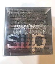 Slip Silk Skinny Scrunchies - 6-pack Silk Hair (2×navy 2×charcoal 2×silver)