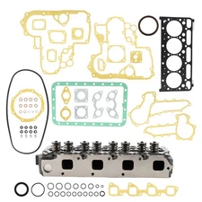 Complete Cylinder Head & Full Gasket Kit For Kubota Tractor L4200 L4300 L4310