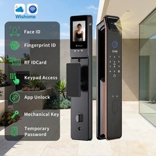 3D Face Smart Door Lock Fingerprint Password IC Card Key Digital Security Lock