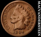 1894 Indian Head Cent- Semi Key Better Date No Reserve #J4451