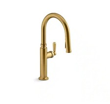Kohler Kitchen Faucet Brushed Brass Pull Down Sprayer 28358-2MB