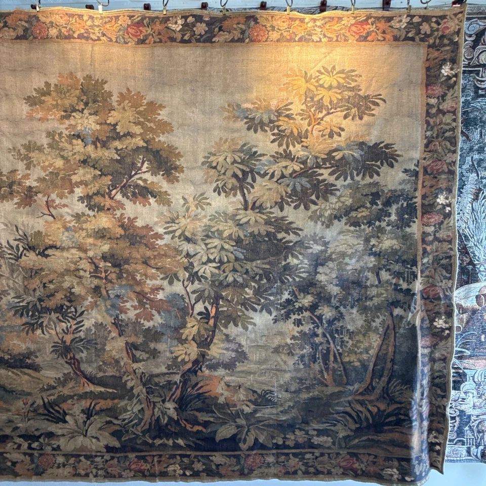 Wonderful Bedroom  Tapestry Antique French Verdure Style 100% Natural New Fiber - Image 4 of 4