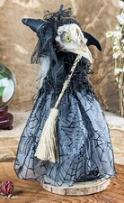 Chicken Witch Taxidermy Oddities Curiosities Halloween spooky Decor display gift