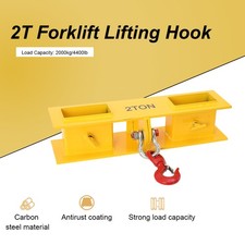 Schwerlast Gabelstapler Hebehaken 4400Lbs/2Ton Gabelhebevorrichtung Schwenkhaken