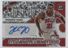 2019-20 Panini Donruss Optic Fast Break Signatures Thaddeus Young #FB-TYG Auto