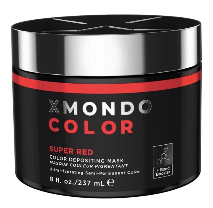 XMONDO Color Super Red Semi-Permanent Hair Dye Mask, Bond Booster 8 fl oz