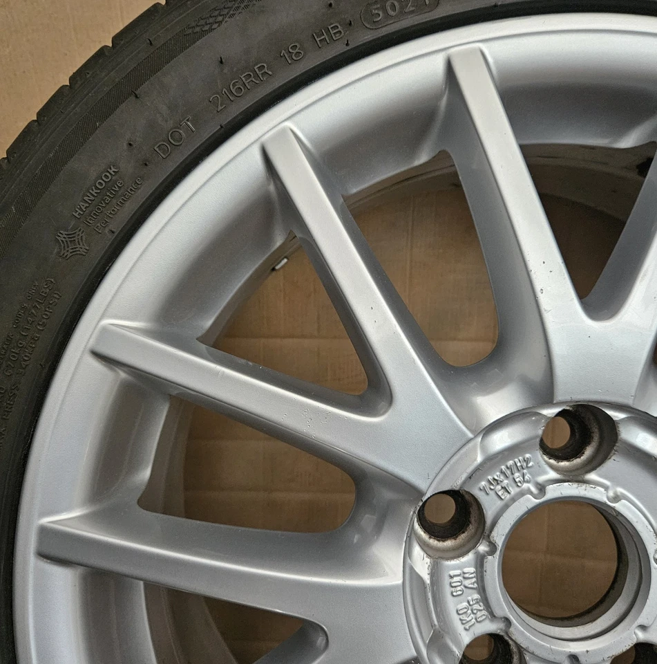 1 original VW Golf 5 V 6 VI Alufelge 7x17 ET54 1K0601025AN 1K0601025DE Classixs - Bild 2 von 4