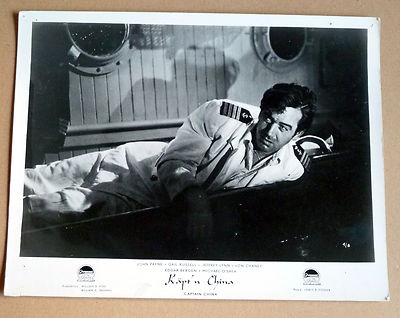 KÄPT´N CHINA / CAPTAIN CHINA * JOHN PAYNE - EA-AUSHANGFOTO #1/8 -Ger L C 1952  