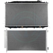 Radiator & AC Condenser Cooling Kit For 2012-15 Honda Crosstour 2008-12 Accord