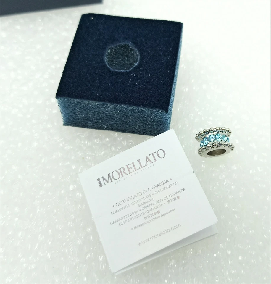 Charm morellato lotto di 6 drops steel charm per ciondolo bracciale in acciaio - Immagine 4 di 4