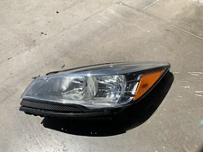 13-16 Ford Escape Projector LH Headlight w/LED Daytime Running Lamp Black/Amber