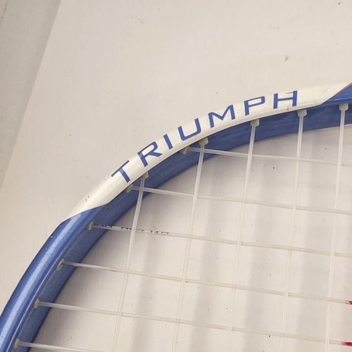 Wilson Tennisschläger Triumph V-Matrix Stop Shock Ärmel blau L2 41⁄4 weiß Griff - Bild 8 von 10