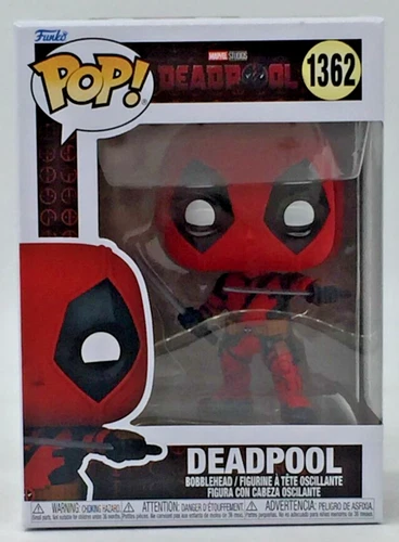 Funko Pop! Marvel Deadpool with 2 swords #1362 with Pop Protector