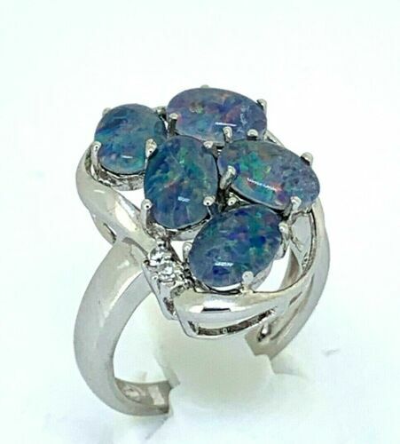 Bracciale In Opale Di Fuoco Grezzo E Argento 925 - Bracciali Opale - Foto 4