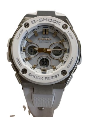 CASIO G-SHOCK GST-W300-7AJF White Resin Tough Solar Digital