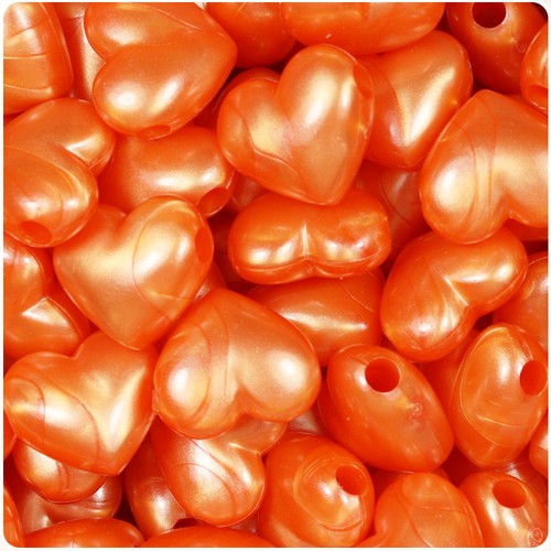 BeadTin Valentine 18mm Large Heart Pony Beads (24pcs) - Style choice - Picture 25 of 36