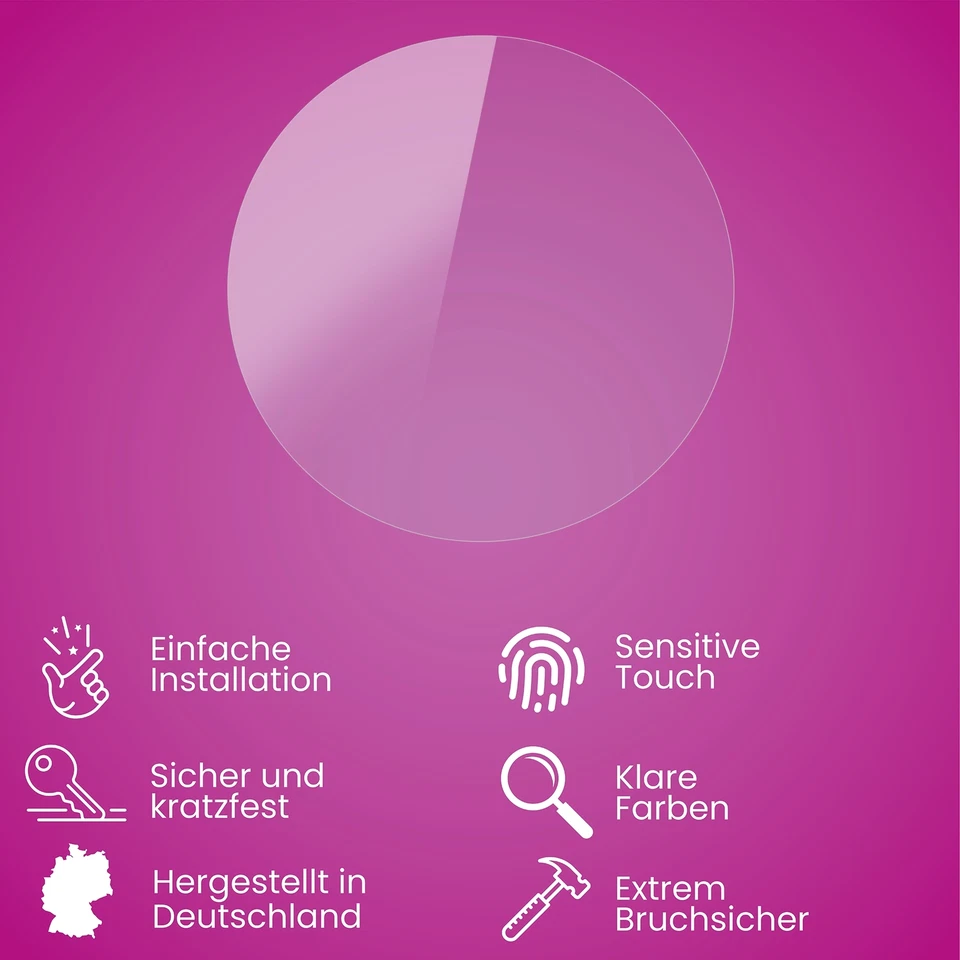 AtFoliX glass film for Casio GMA-S2100-4A2ER screen film 9H protective armor - Image 3 of 4
