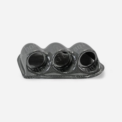 For Mitsubishi Evolution evo 7 8 9 RHD Dash Triple Gauge Pod (52mm) Carbon Fiber