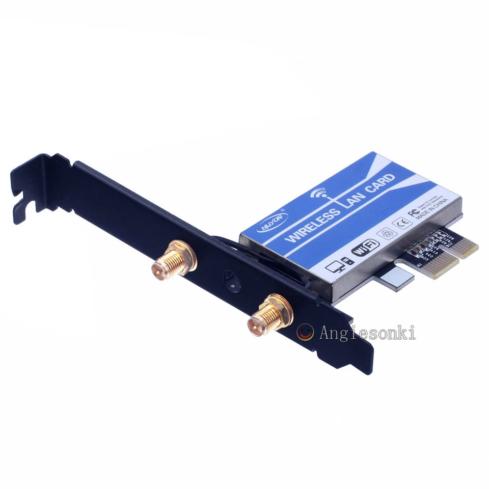 Intel Dual Band Wireless PCI-E 1X 8X PC Desktop 2.4/5GHz Wifi WLAN Card 300Mbps - Image 4 of 4