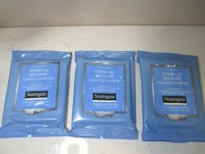 3 PC Neutrogena Make-Up Remover Cleansing Towelettes, 7 Count