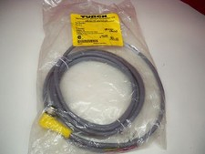 WKC 8T-3 - Turck M12 eurofast Cordset Right Angle Female Connector W/Medium Plug