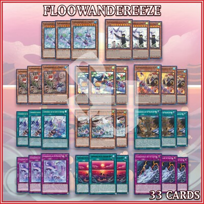 #ad FLOOWANDEREEZE DECk 33 Toccan Dreaming Town Snowl Empen Stri Eglen YuGiOh $25.00