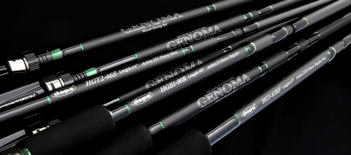 Deps HUGE CUSTOM GENOMA HG2-70R Bass Bait casting rod 4pc Deps HUGE CUSTOM GENOMA HG2-70R Bass Bait casting rod 4pc