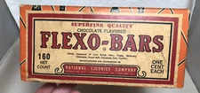 Vintage Flexo Bars Candy Store Display Advertising Box  National Licorice Co.