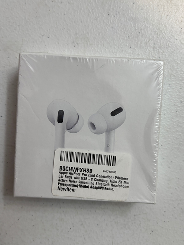 Apple AirPods Pro 2nd Generation bluetooth noise cancelling NEW SEALED IN BOX