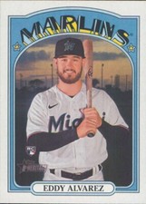 2021 Topps Heritage High Numbers RC #528 Eddy Alvarez - FREE SHIPPING!