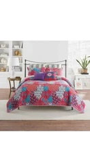 Anthology Minka Quilted Standard Pillow Sham in Multicolor, 20" x 26", NEW