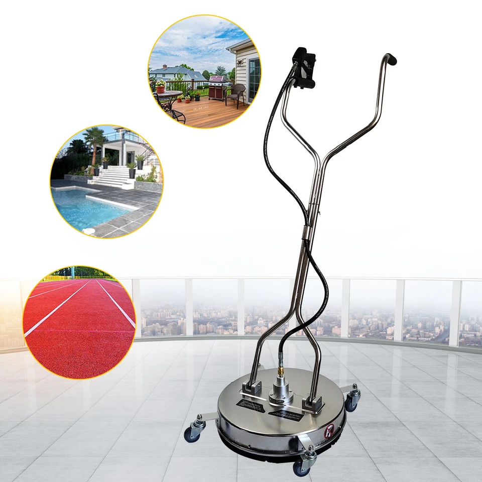 4000PSI Flächen- Bodenreiniger 50.8cm Terrassenreiniger Hochdruckreiniger DHL - Bild 3 von 4