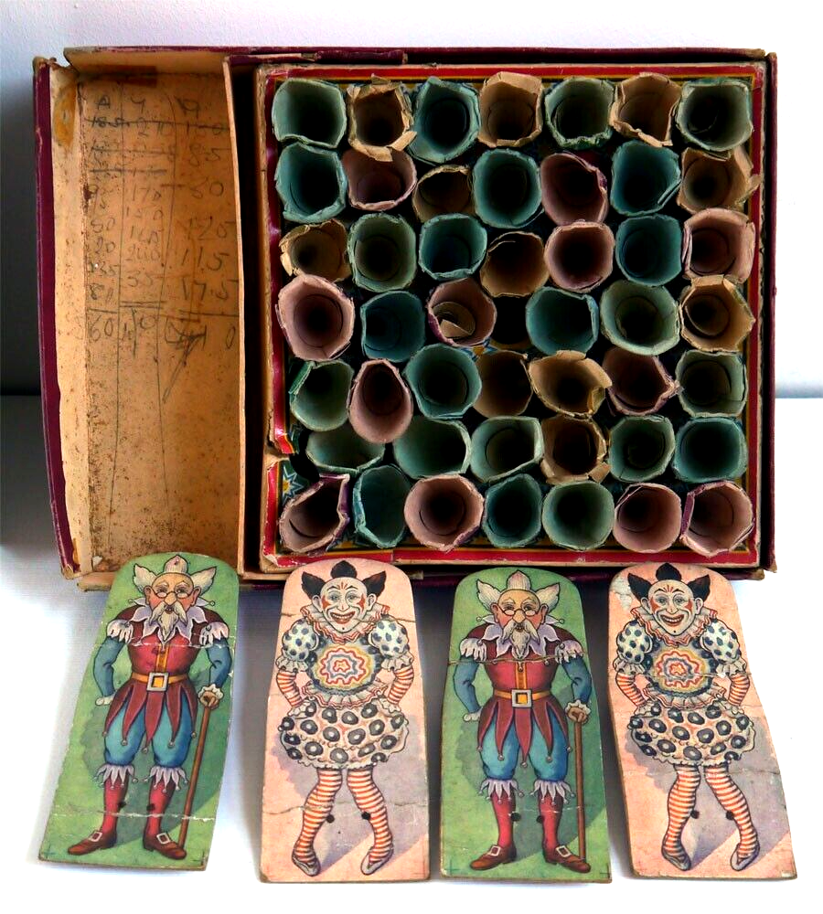 V Rare Antique / Vintage Victorian HOUPLA! HERE WE ARE AGAIN! Boxed