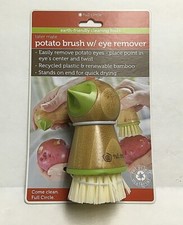 Full Circle FC11124 The Ring Fruit and Vegetable 2 in 1 Mushroom Cleaning Brush,