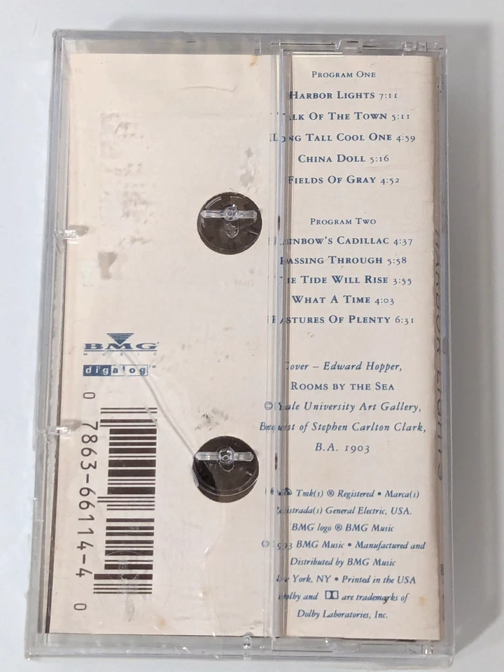 Brand New 1993 Bruce Hornsby Harbor Lights Cassette Tape RCA Jazz Funk Sealed - Image 2 of 4