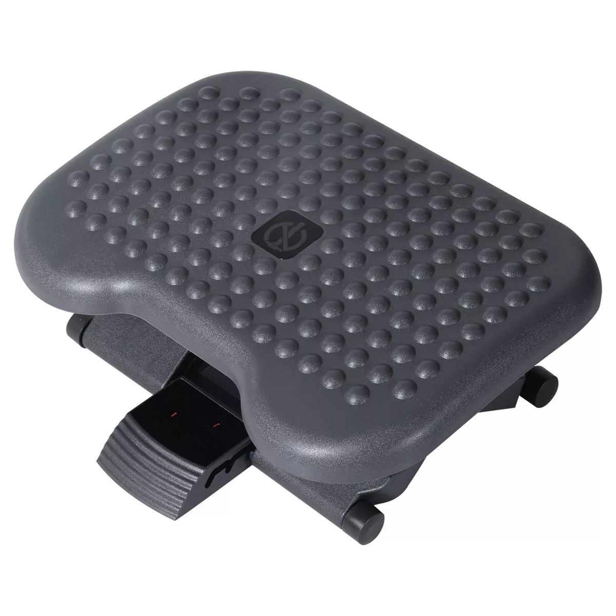 HOMCOM Foot Rest Adjustable Height Angle Tilting Platform Home Office  Footstool