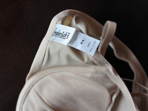 NEW Frederick's of Hollywood Push-Up Bra in Nude Beige Size 36A - Picture 3 of 3