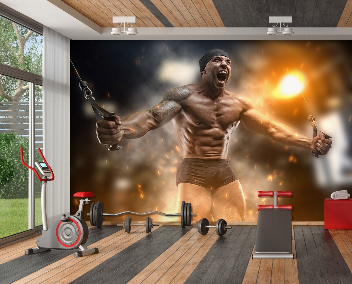 3D Rope Pull Exercise I1924 Wallpaper Mural Self-adhesive - Main Image