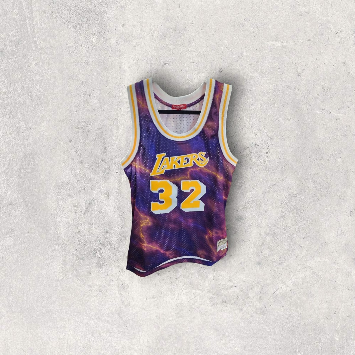 Los Angeles Lakers NBA Majic Johnson Swingman Womens Tye-Dye Jersey Sz  Medium