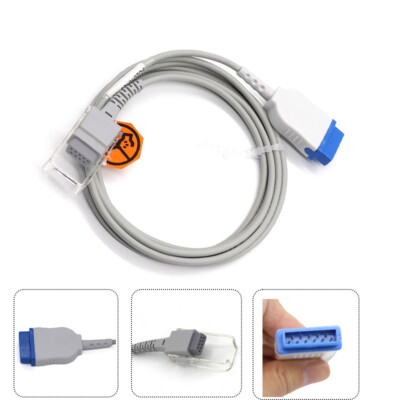 Compatible With GE Dash2000 Oximax SpO2 sensor Extension Cable 11pin to DB9