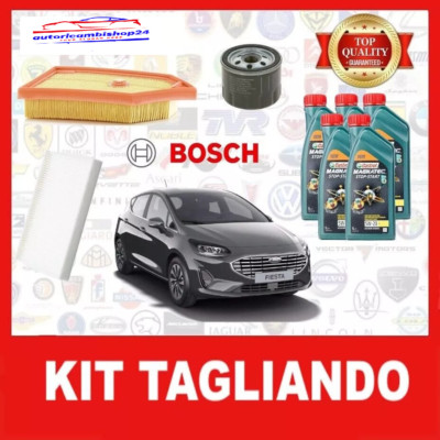 CUTTING KIT BOSCH + 5LT CASTROL FORD 5W20 FORD FIESTA VII PUMA 1.0 ECOBOOST