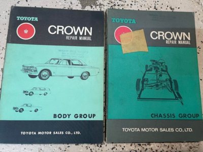 Toyota Crown Repair Manual Chassis & Body Service Manual Set OEM