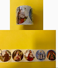 Assorted Saint Stickers, 100 count, 1.75" diam, New AB-041