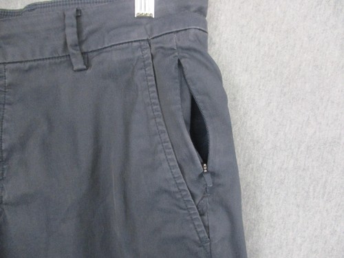 Birddog Boom Pantalon Homme 32x28 Gris Chino Slim Conique Zip Poches Décontracté Stretch - Photo 5/13
