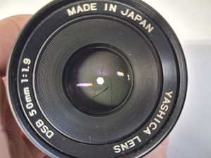 Yashica DSB 50mm f/1.9 Prime Camera Lens, Contax Yashica C/Y Mount, Tomioka Made