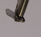 Vintage Gentleman's or Ladies Gold Top Fob Pocket Knife with Crest Shield — photo 7