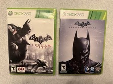 Microsoft Xbox 360 Batman: Arkham City & Arkham Origins. Testato e funzionante. LEGGI.