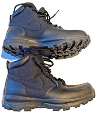 Men's Nike Manoa Leather Black/Black, US 8, 8.5, 9